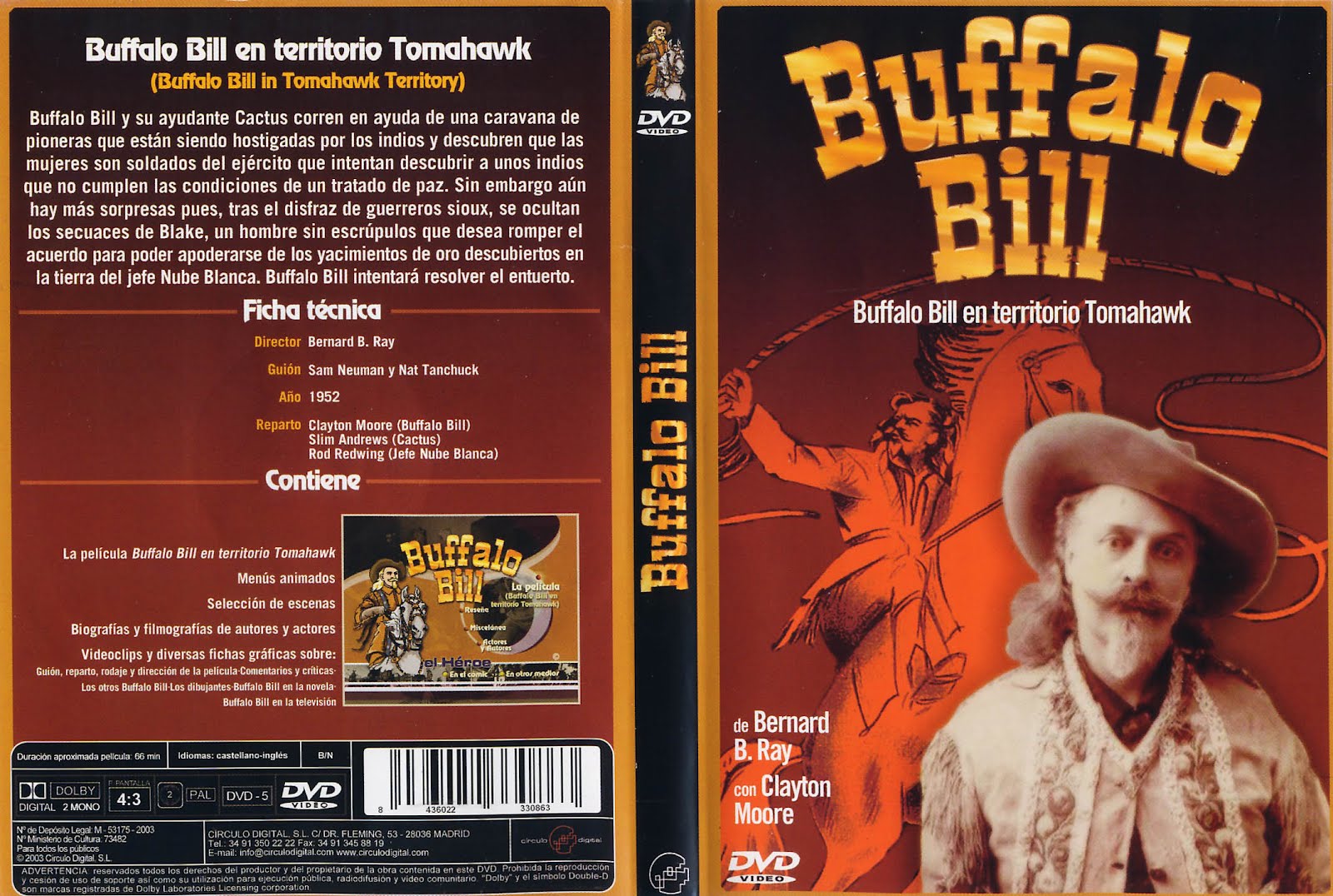 Buffalo Bill en territorio tomahawk [1952][DVDRip][Español][MED ...