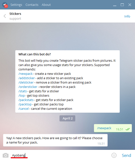 Cara Mudah Membuat Sticker Telegram Android Sendiri