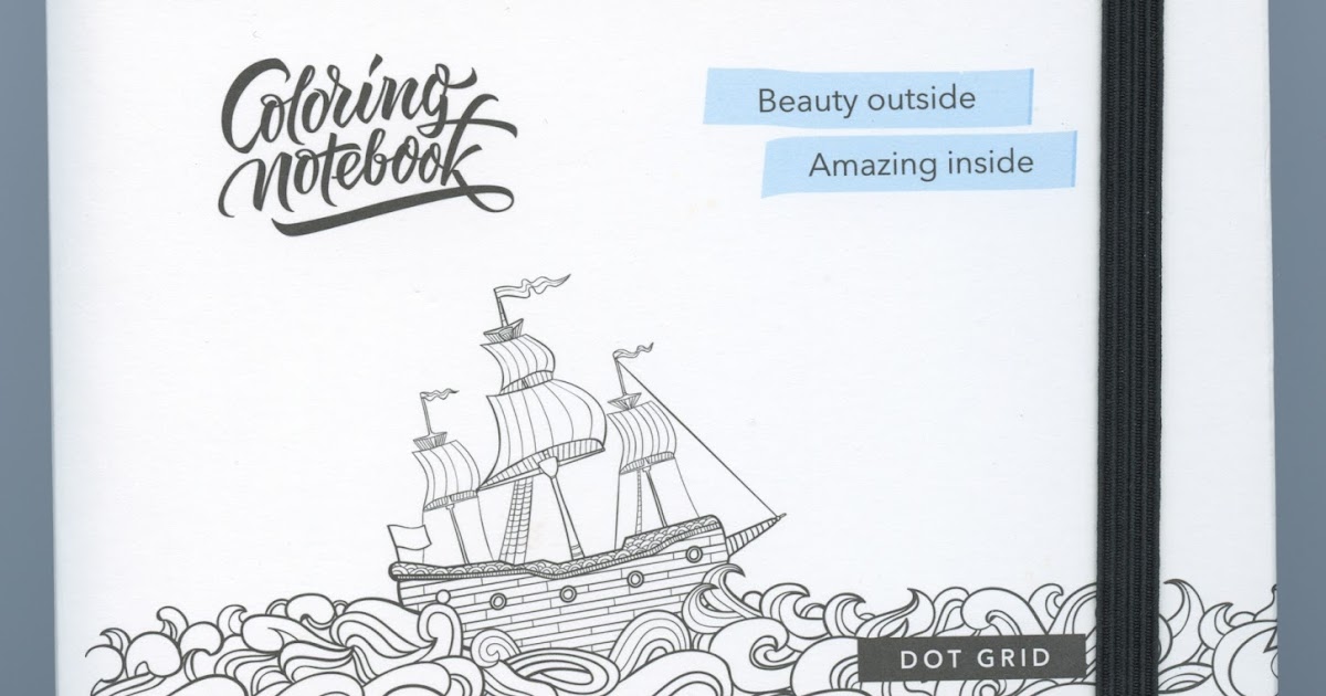 Review: The ColoringNotebook #ColoringNotebook #AdultColoringBook #DotGrid