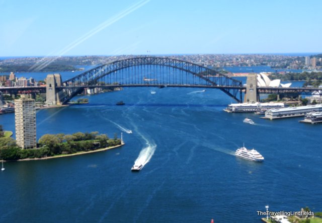 Sydney Harbour Bridge from above