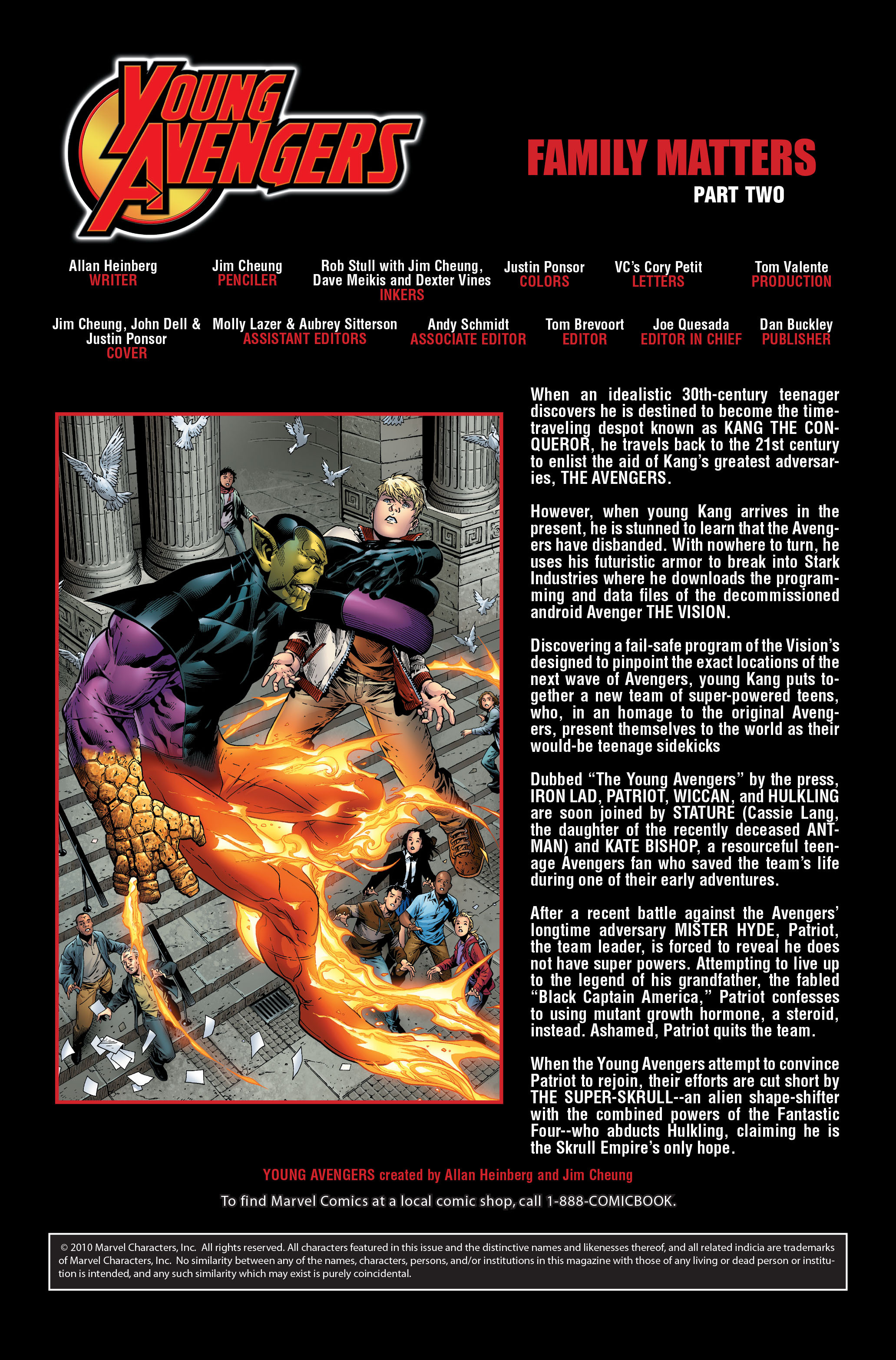 Read online Young Avengers (2005) comic -  Issue #10 - 2