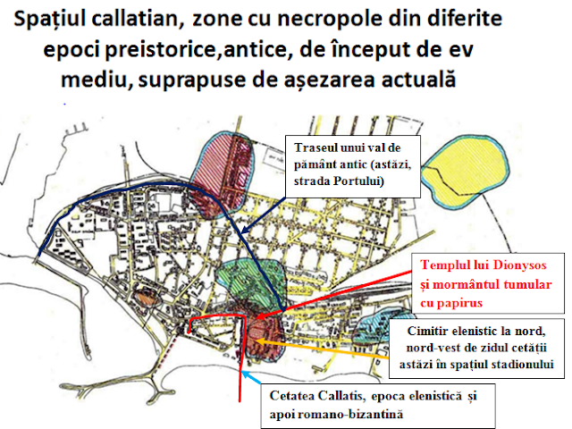 Spatiul Callatian - Harta