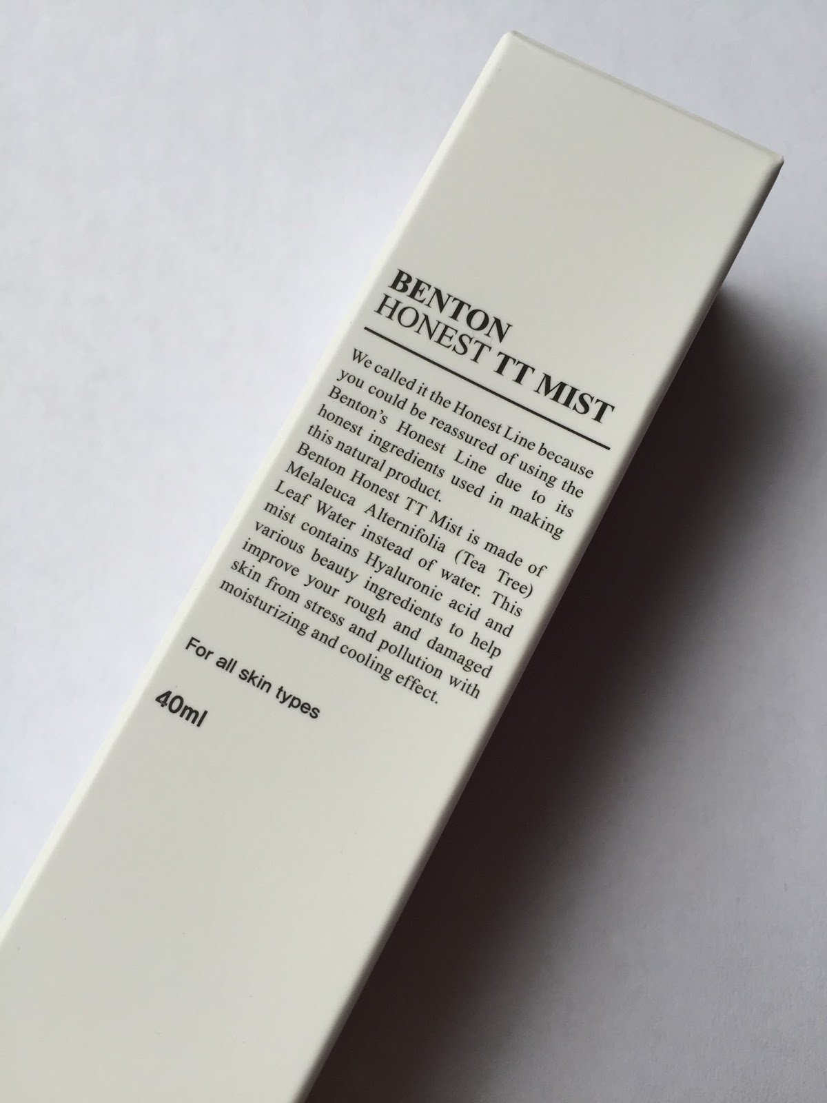 Benton Honest TT Mist Review | PDXBEAUTIFUL