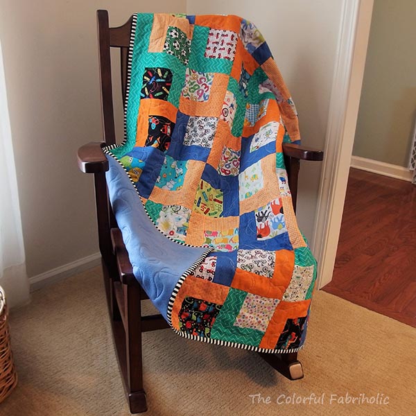 The Colorful Fabriholic Rocking Chair Quilts