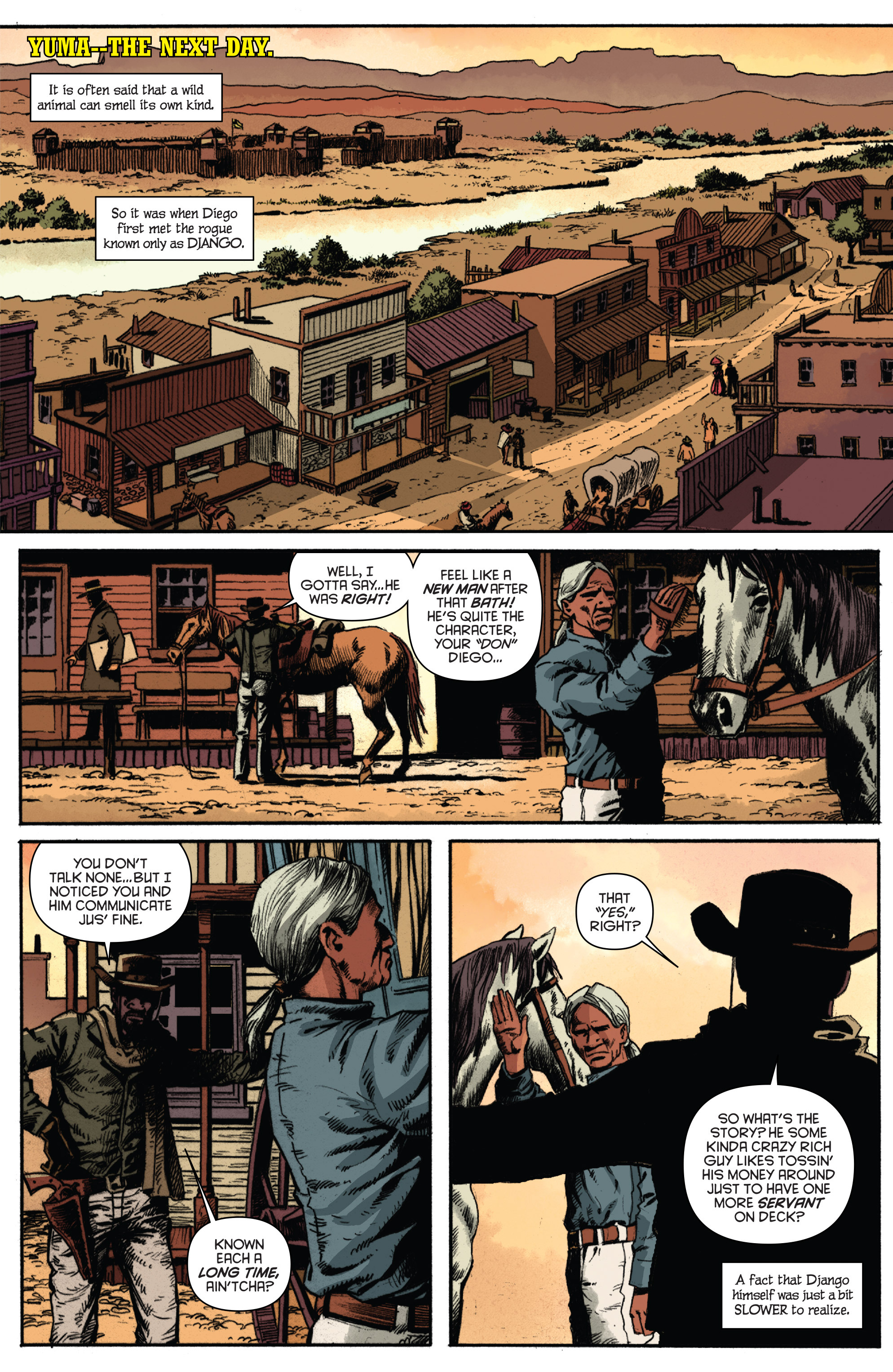 Read online Django/Zorro comic -  Issue #1 - 18
