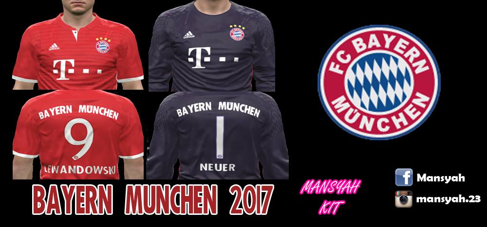 PES 2016 Bayern Munchen 2017 Kits by Mansyah Area PES 2016 Bayern Munchen 2017 Kits by Mansyah Area