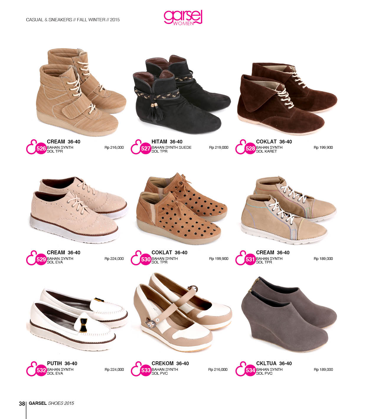 Katalog Terbaru Sepatu dan Sandal Garsel 2015-2016 