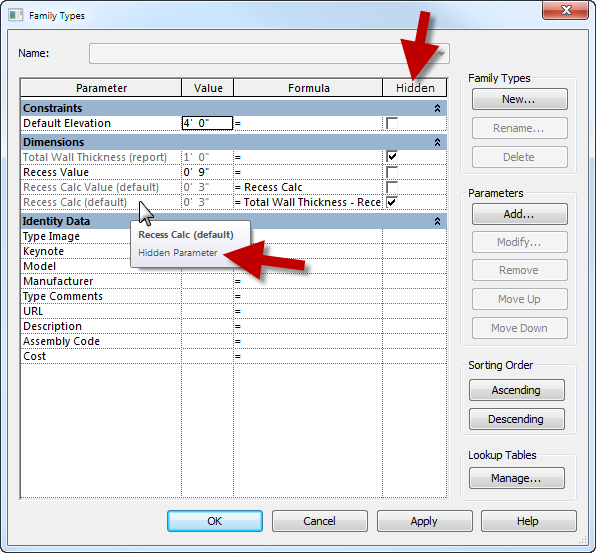 Revit OpEd Hidden Parameters