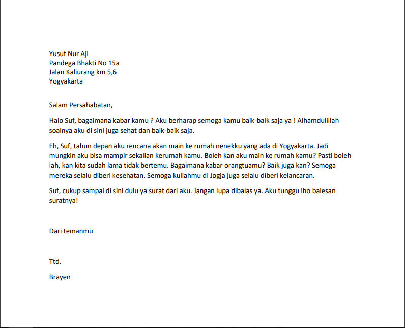 Surat Elektronik Posisi