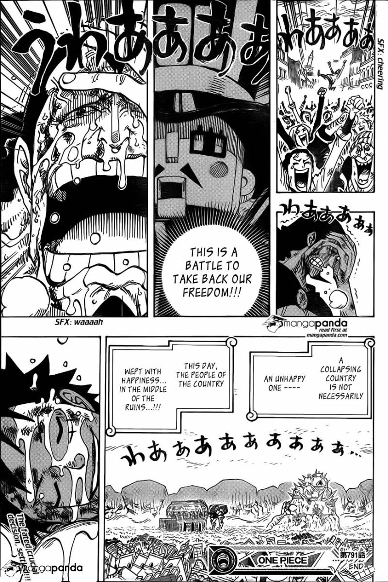 One Piece Ch 791: Rubble