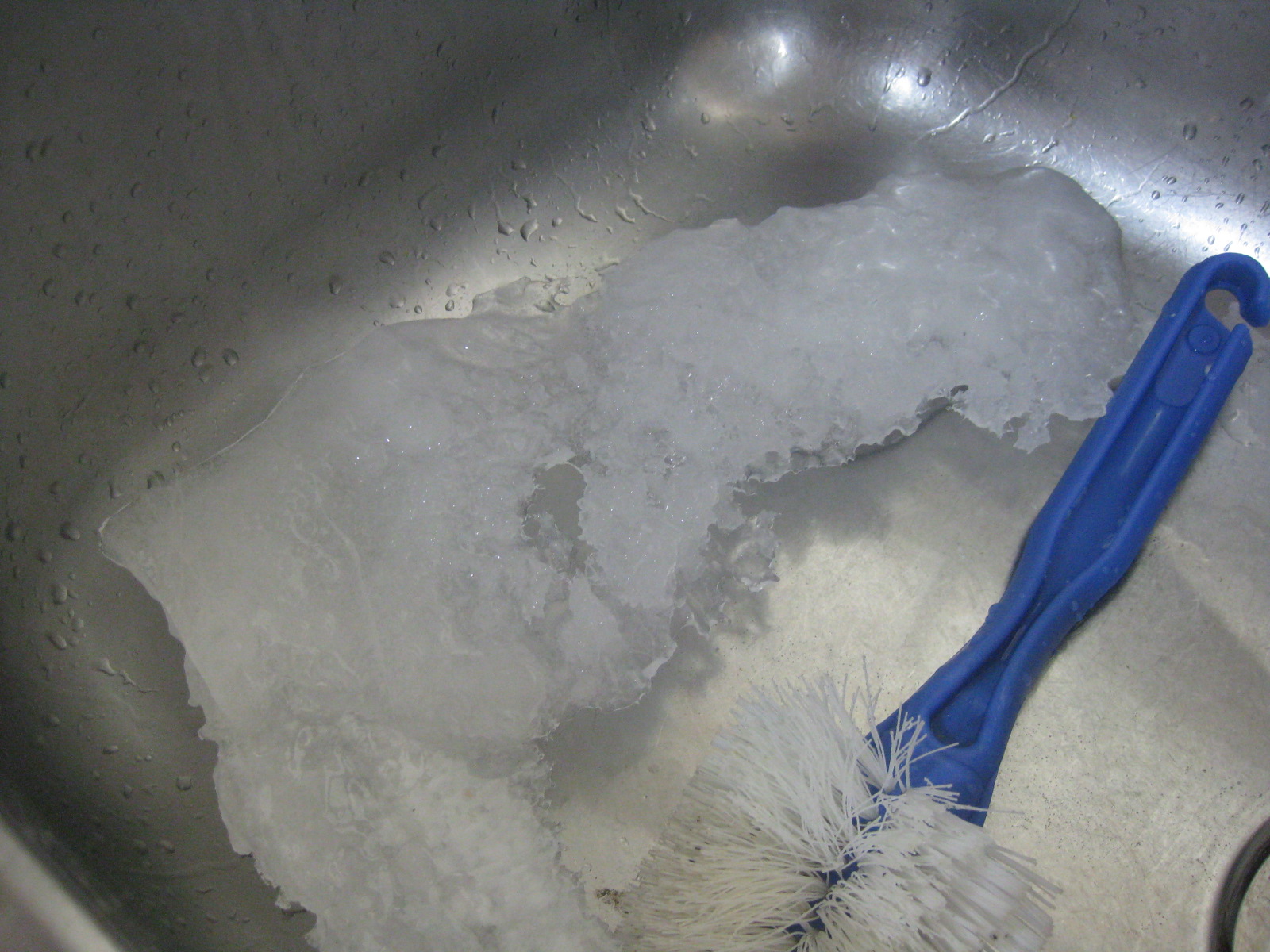 Begining of year freezer deice, defrost and clean out!