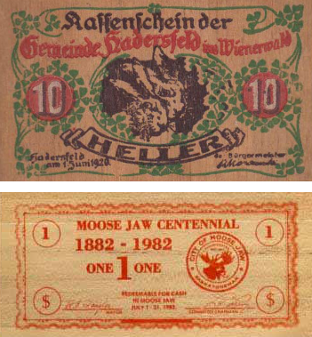Uang Lembaran Kayu dari Jerman