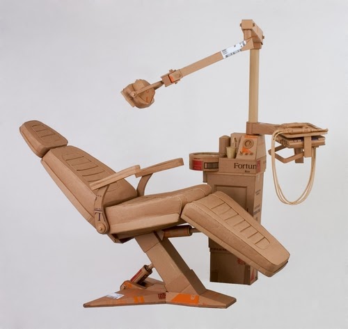 16-Dentist-Chair-Life-Size-Chris-Gilmour-Cardboard-Sculptures-www-designstack-co
