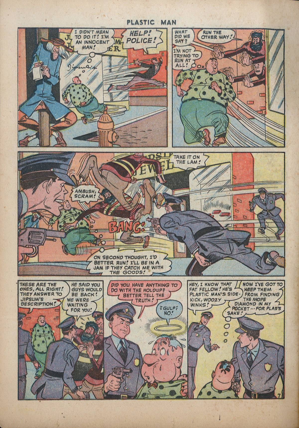 Read online Plastic Man (1943) comic -  Issue #12 - 32