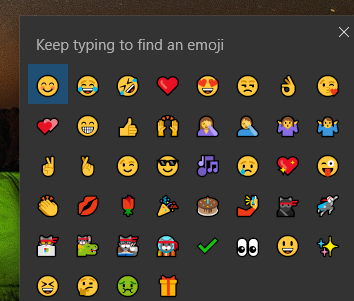 New Emoji In October Update 2018 Windows 10