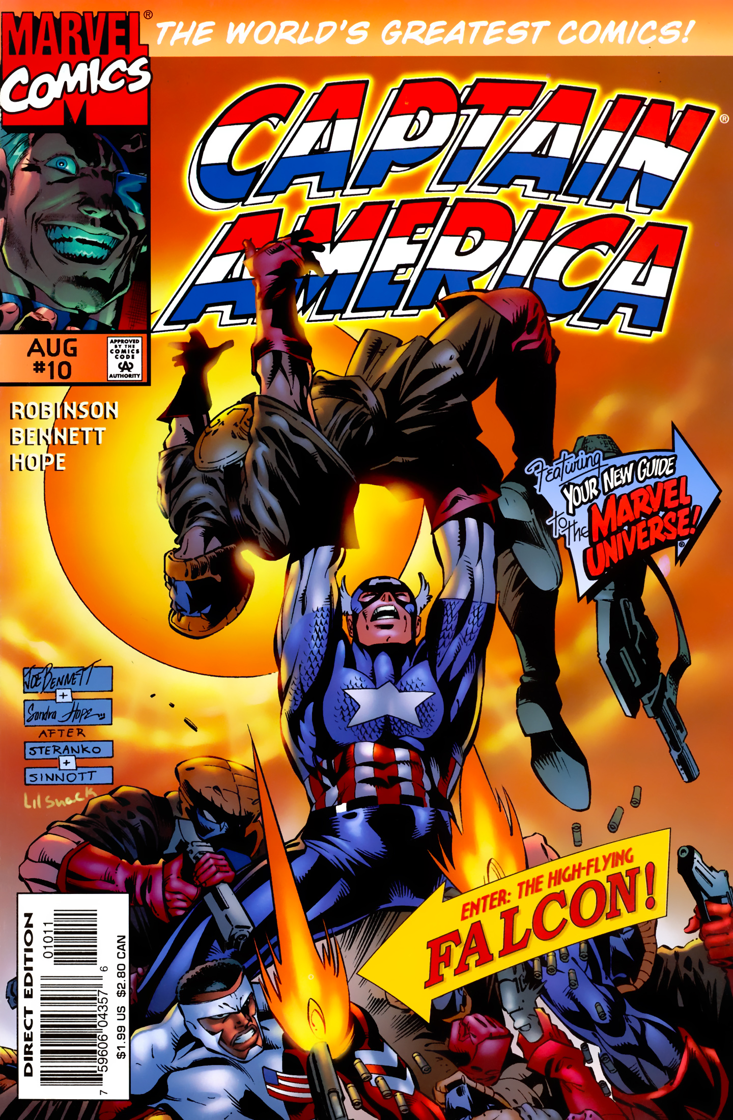 Read online Captain America (1996) comic -  Issue #10 - 1