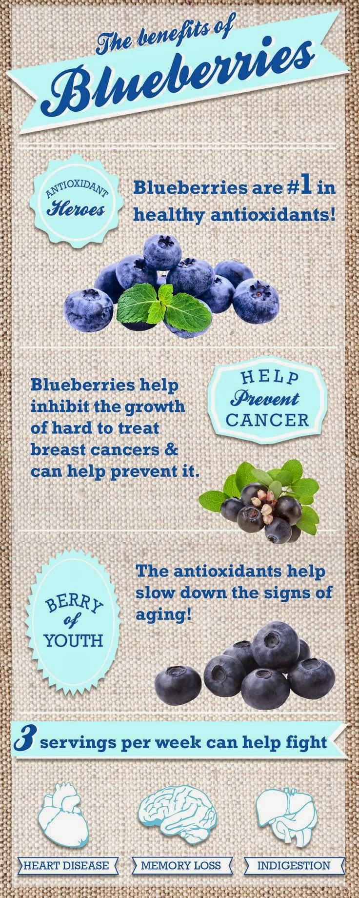 The Health Benefits of Blueberries