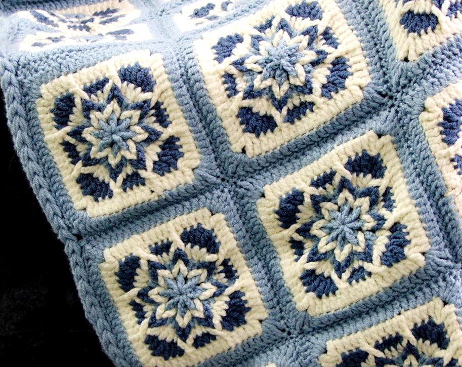 Crochet Blanket Pattern & Free Tutorial Amazing Star Motif