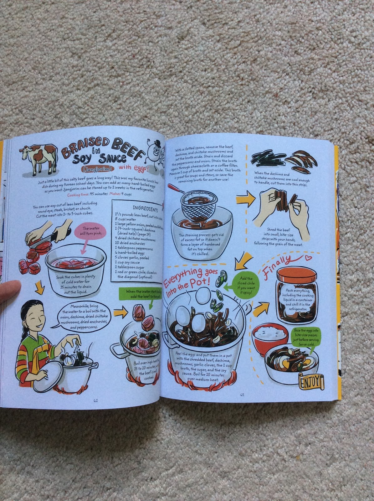 Cook Korean! A comic book recipe book by Robin Ha