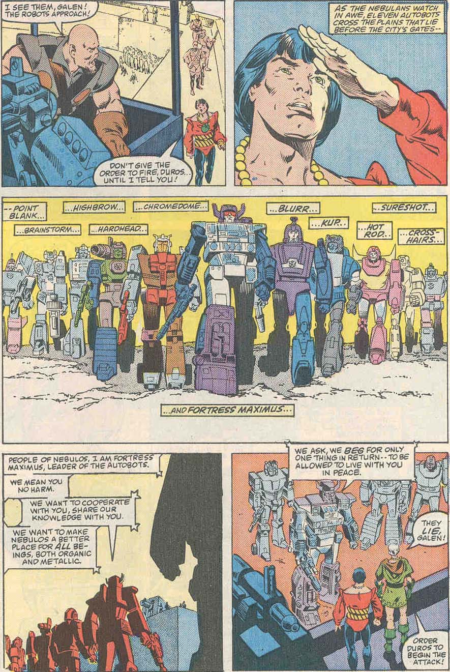 Read online The Transformers: Headmasters comic -  Issue #1 - 22