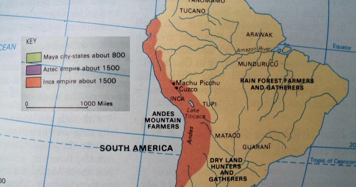 WHS Latino Studies: Map - Early American Civilizations