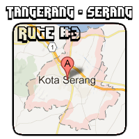 Rute #3 Kota Serang Dari Kota Tangerang (Via Tol) Rute #3 Kota Serang Dari Kota Tangerang (Via Tol)