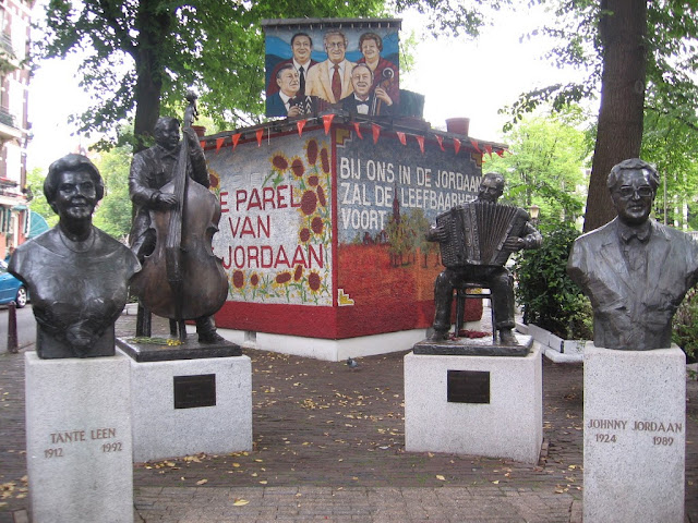 Musician square in Amsterdam