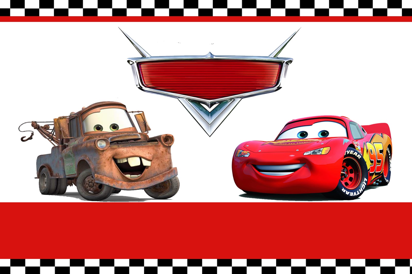Moms Kiddie Party Link Disney Cars Party Invitation