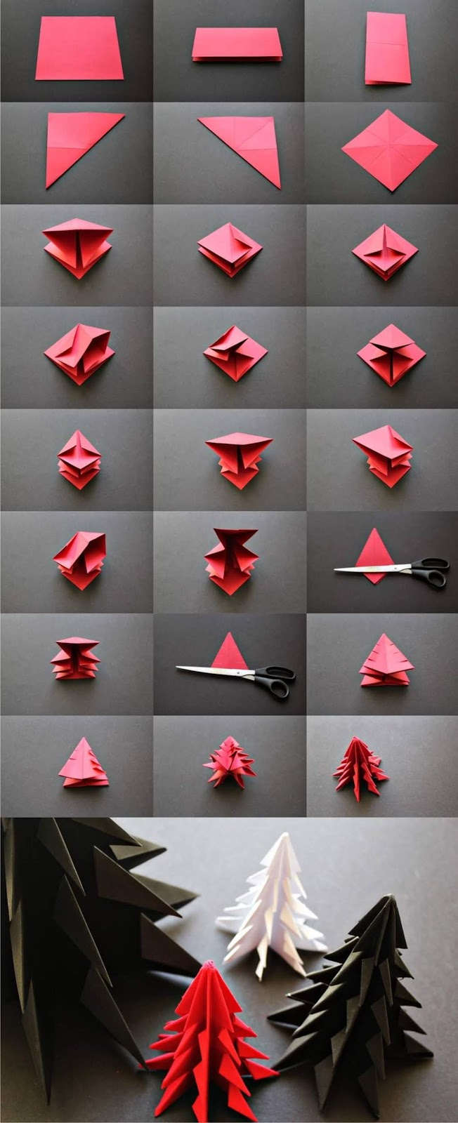 Video tutorial Arbol de navidad en origami Mas cosas divertidas