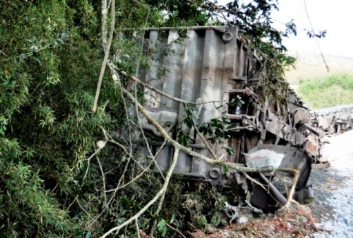 Trem descarrila em Barra Mansa, Sul do Rio e Costa Verde