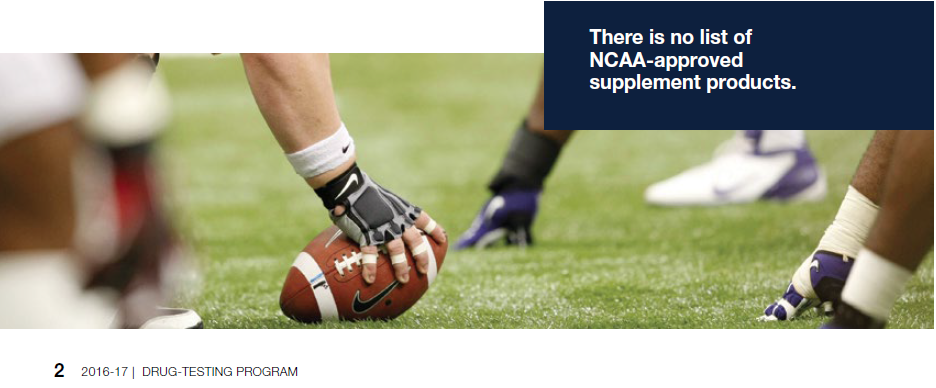 Drug Free Sport PERSPECTIVES: NCAA 