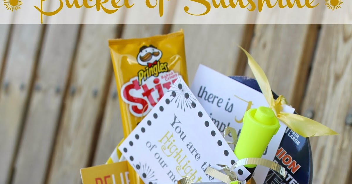 Cook and Craft Me Crazy Bucket of Sunshine