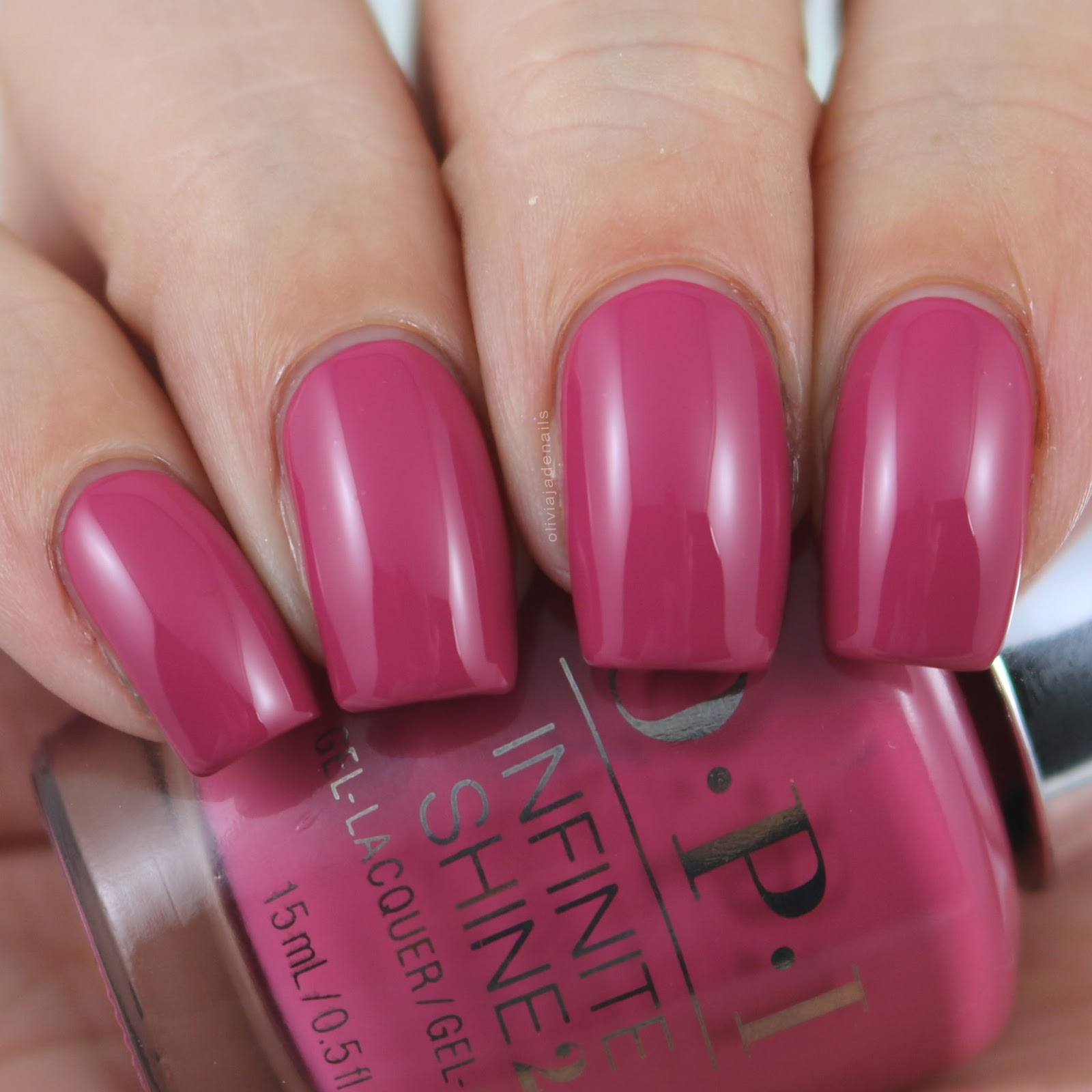 OPI Aurora Berry-alis swatched by Olivia Jade Nails.