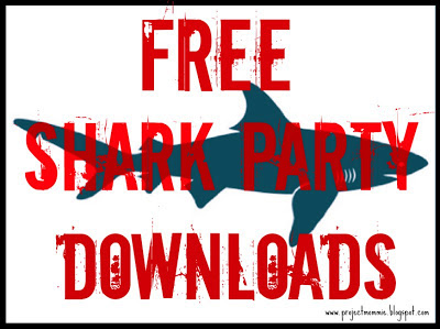 project mommie planning a shark party