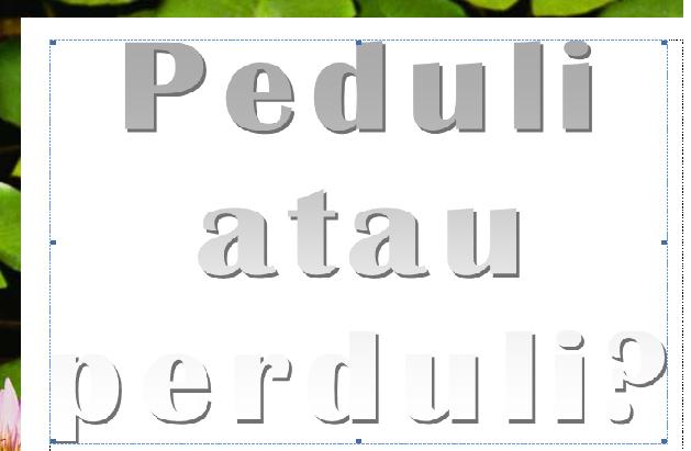 Peduli atau Perduli, yang Benar Adalah? ~ Kata Baku