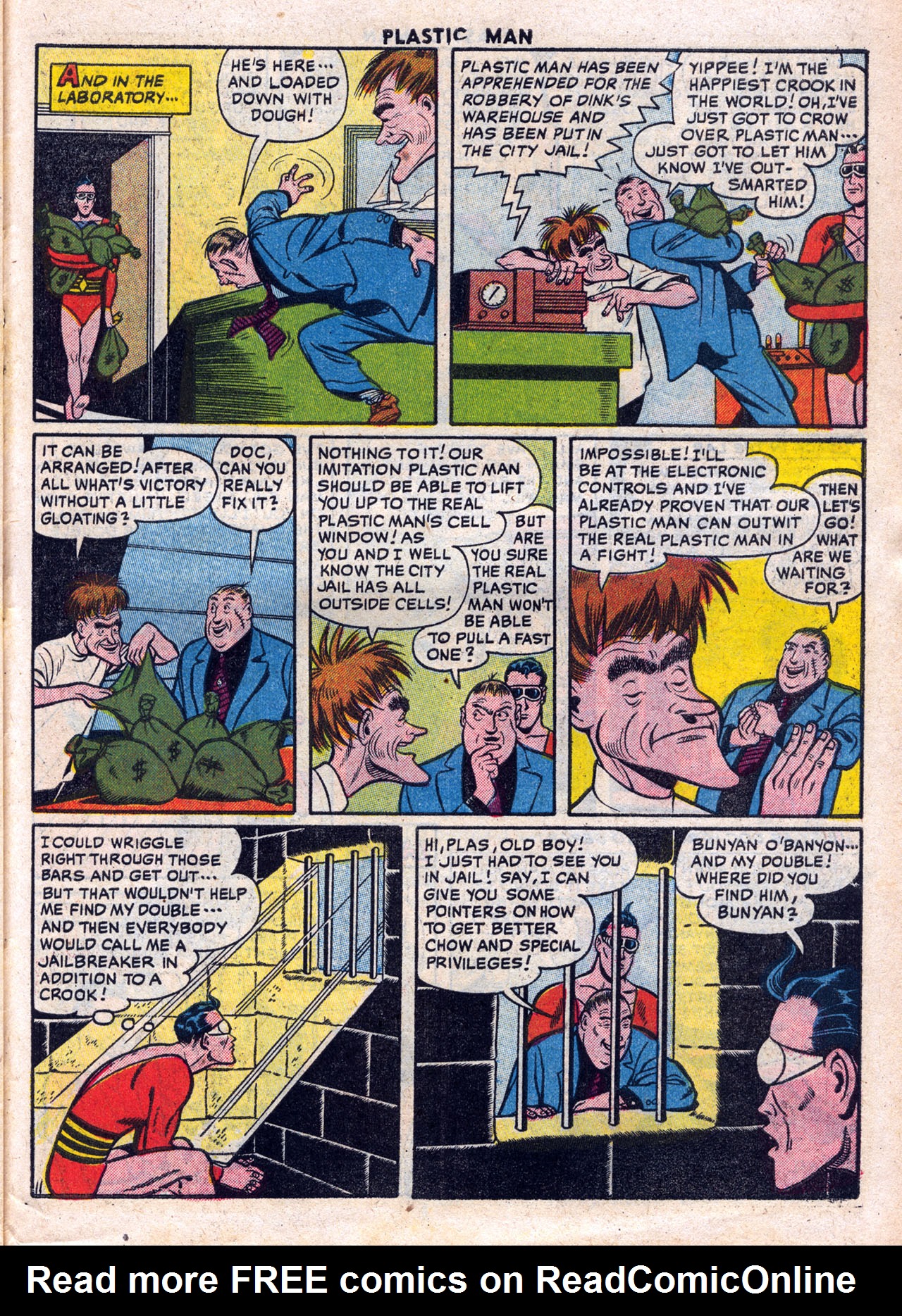 Read online Plastic Man (1943) comic -  Issue #58 - 31