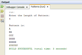 Alphabet Pattern Java :) - PROGRAMMING image.
