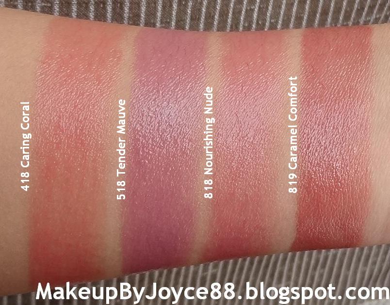 MakeupByJoyce ** ! Swatches L'oreal Colour Riche Lip Balm Part 1