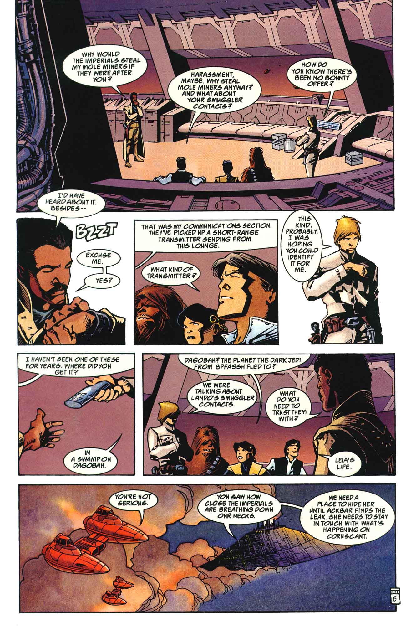 Read online Star Wars: Heir to the Empire comic -  Issue #3 - 8