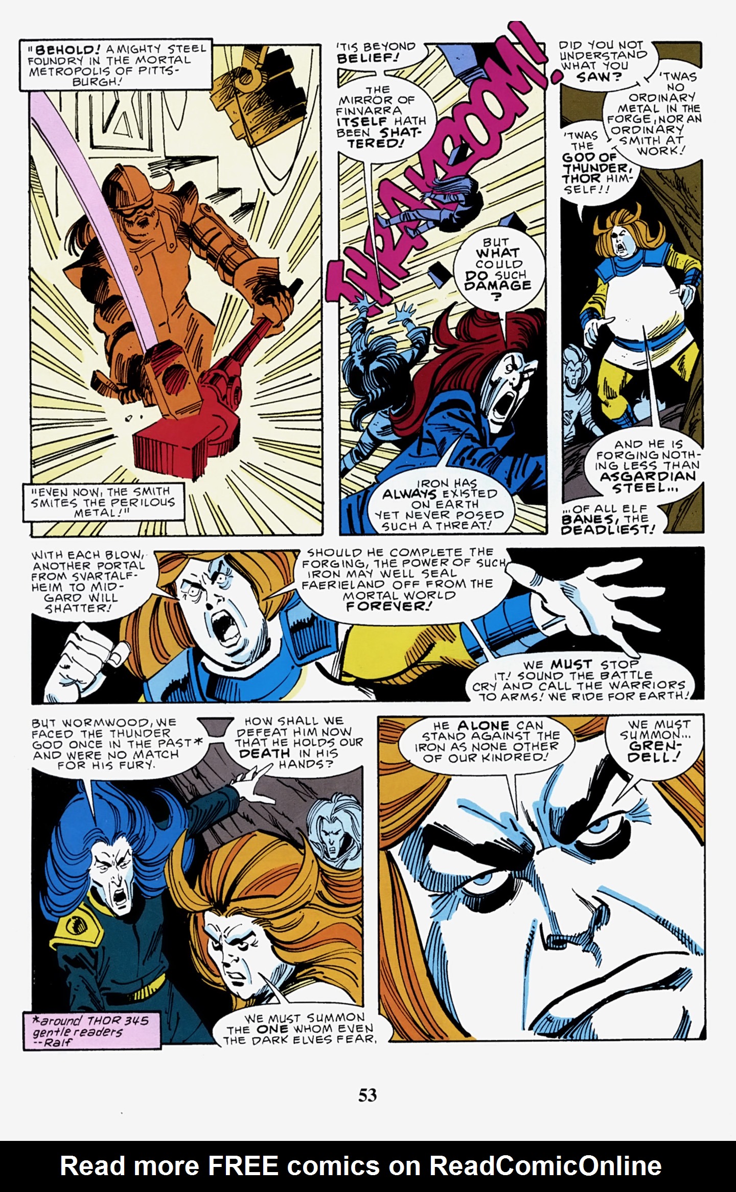 Read online Thor Visionaries: Walter Simonson comic -  Issue # TPB 5 - 55
