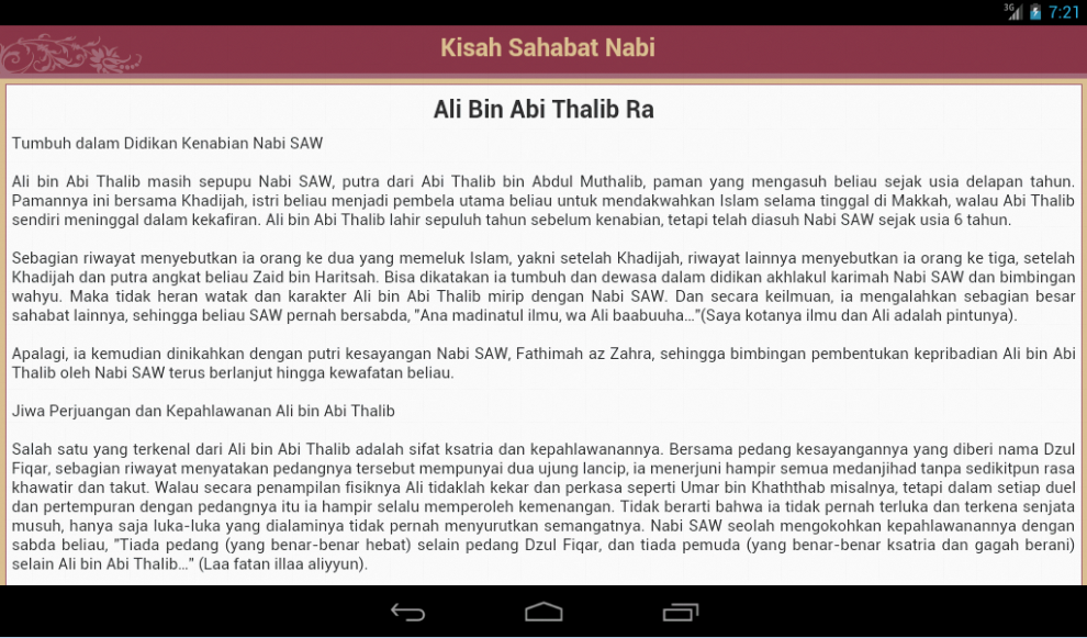 Download 200 + Kisah Sahabat Nabi Versi Hp