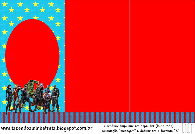 Avengers Free Party Printables, Backgrounds and Images ... Avengers Free Party Printables, Backgrounds and Images ...