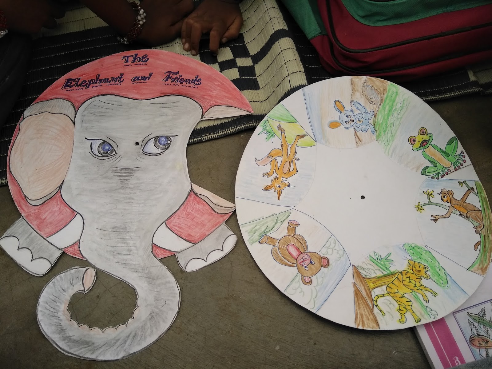 Innovative Story Wheel "The Elephant and Friends"