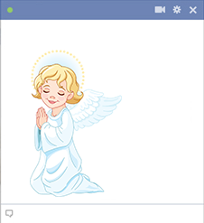 Praying Angel Icon for Facebook