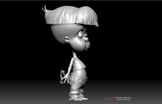 "Hillbilly-Kid" - Character design & 3D model © Pierre Rouzier