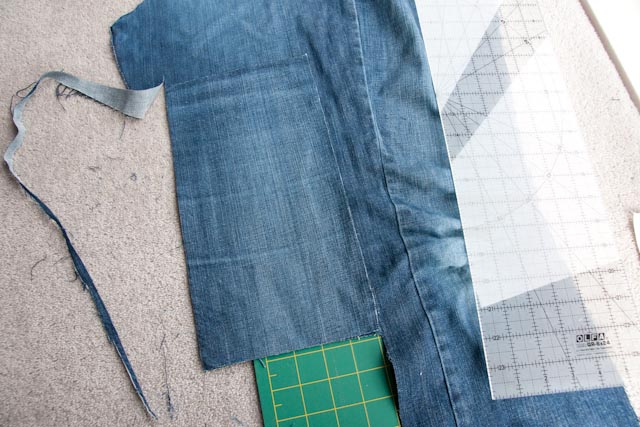 Shelley Made: Tutorial - Upcycle Jeans to Twirly Skirt