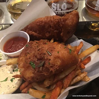 fish and chips at The Brew at SLO Brew in San Luis Obispo, California