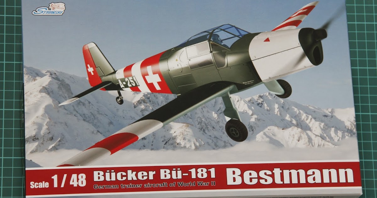 Stransky #ST43016 1/48 WW2 Trainer Bucker Bu-181 Bestman 4 Decal Options 