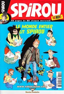 Spirou Hebdo, le monde entier lit Spirou, numéro 3604, année 2007