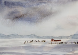 winter scene watercolor watercolors lurssen jean scenes snow storms paintingvalley waterco